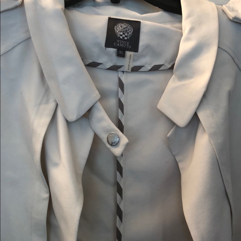 🆕 NWT Vince Camuto Neutral White Clay Jacket XL - Picture 4 of 5
